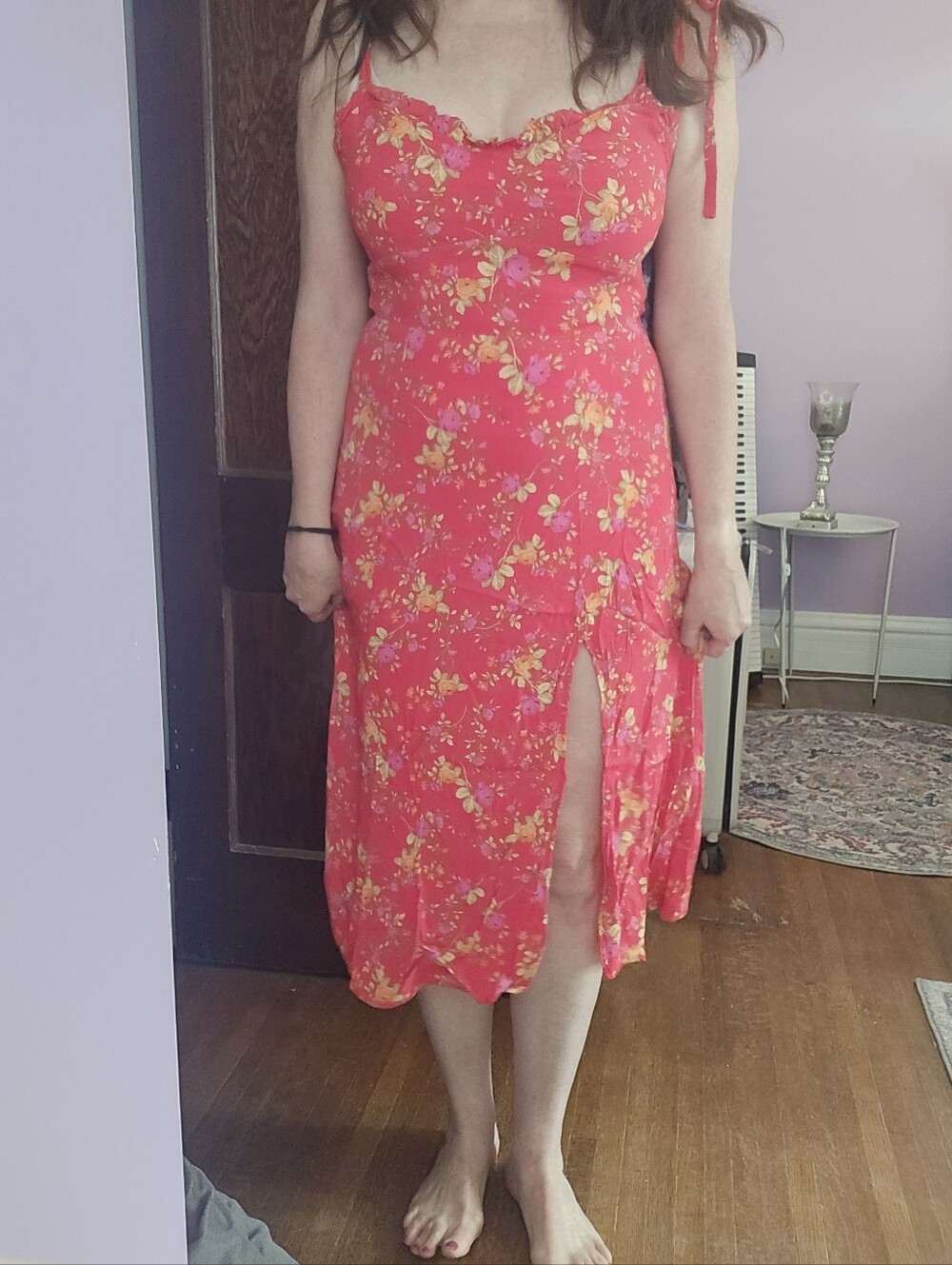 Dress Forum Red Floral Summer Dress